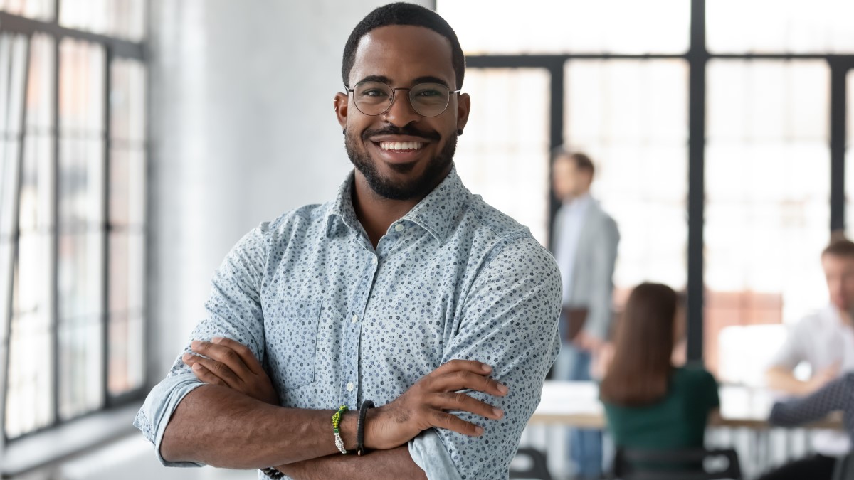 A contented member of staff