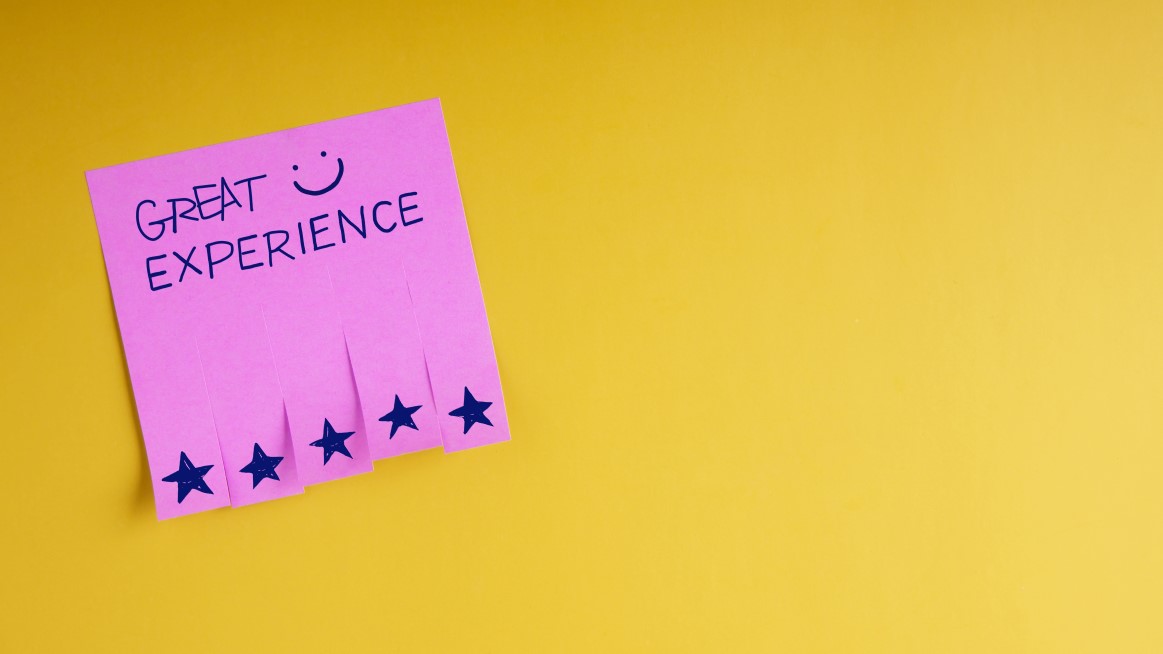 Picture depicting the delivery of a great customer experience