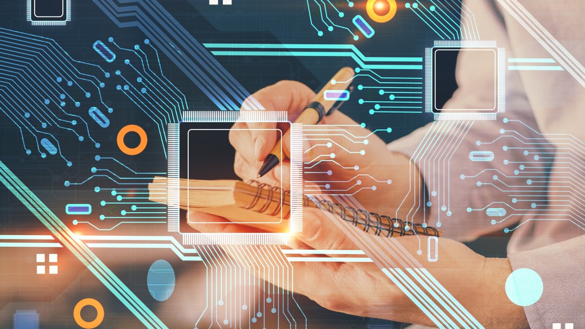 Taking notes during a participant observation