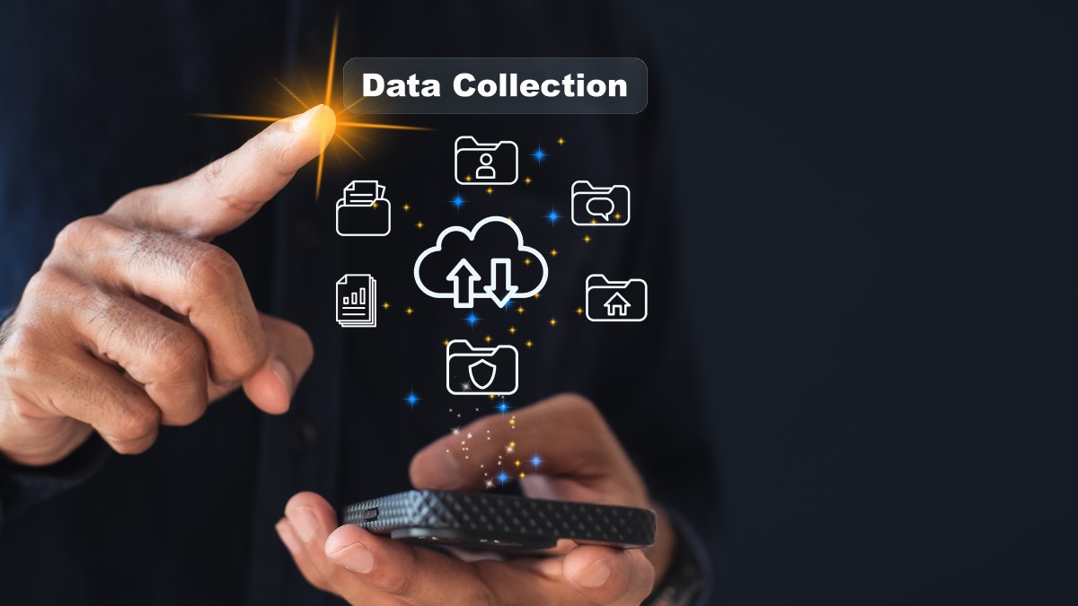 Man collecting zero-party data from his customers 